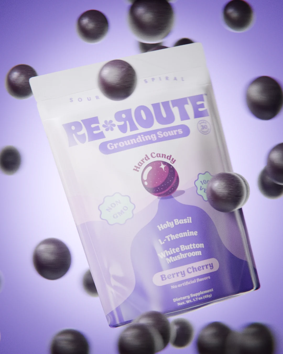 Re-Route hard candy 3D render