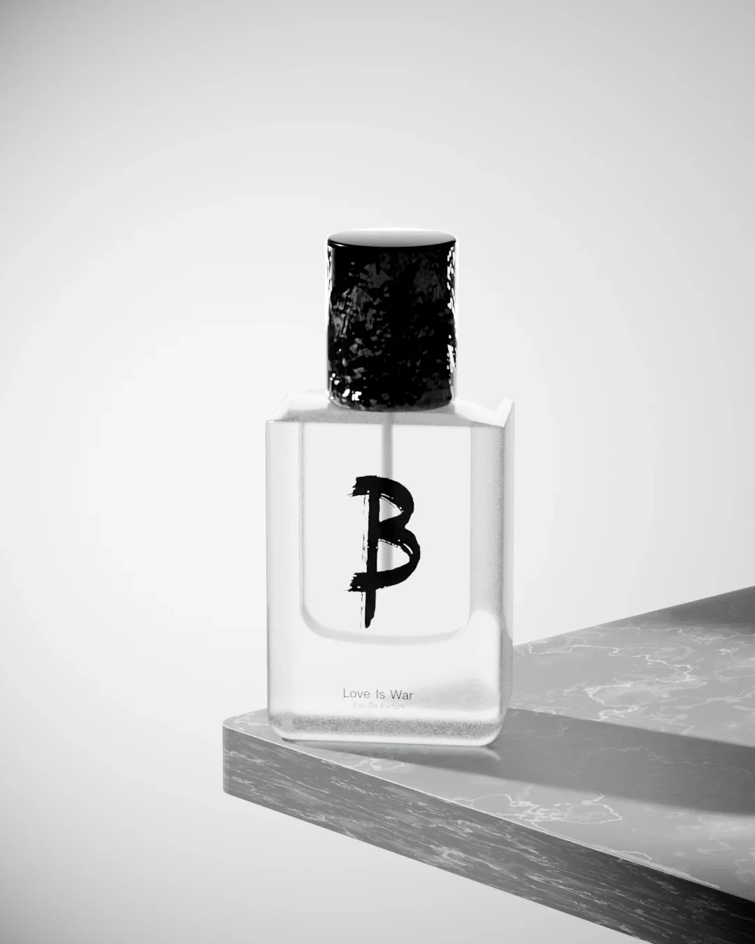 Fragrance concept 3D render